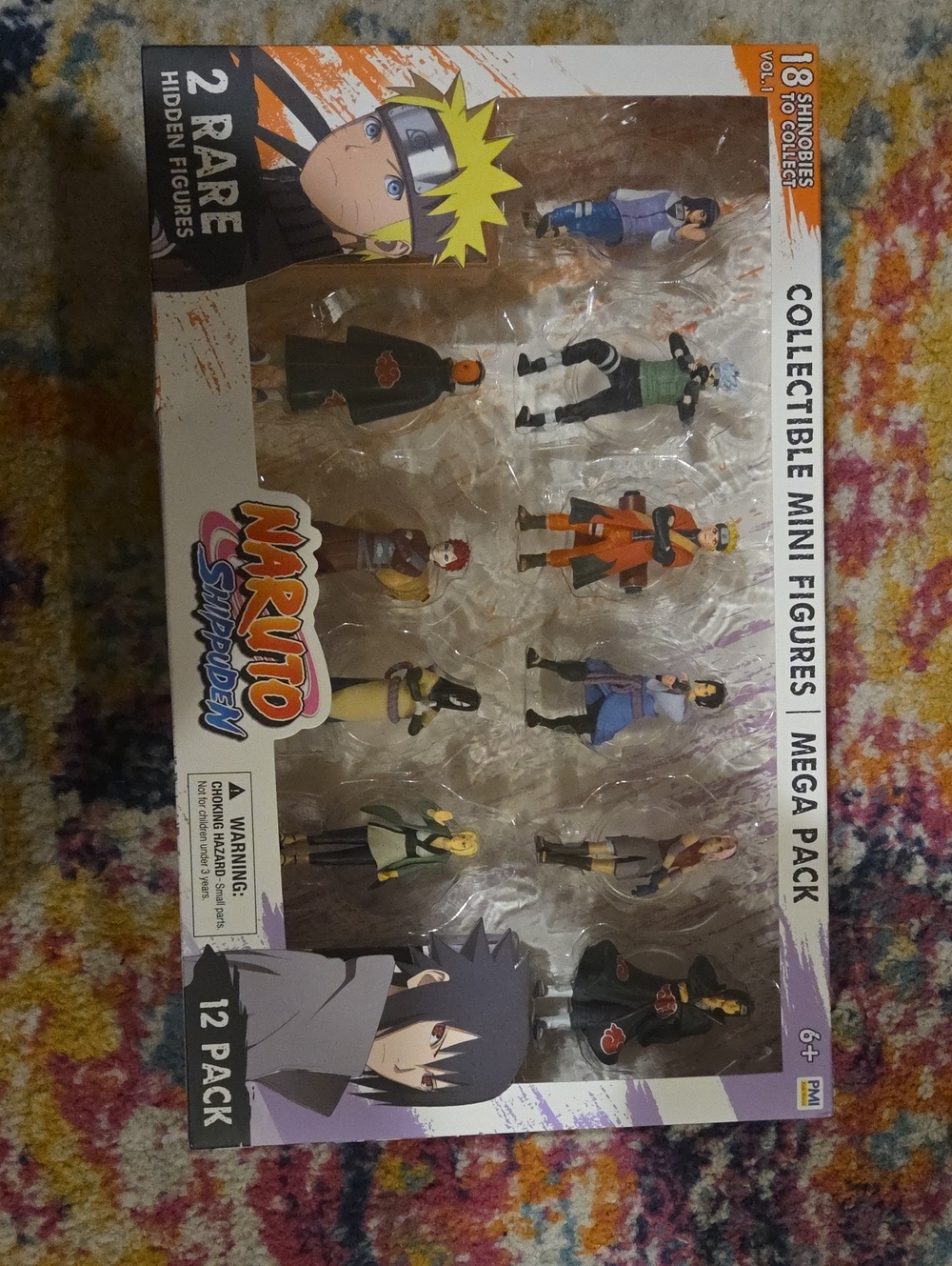 12-Pack Collectible Mini Figures - Orange, Black, Yellow
